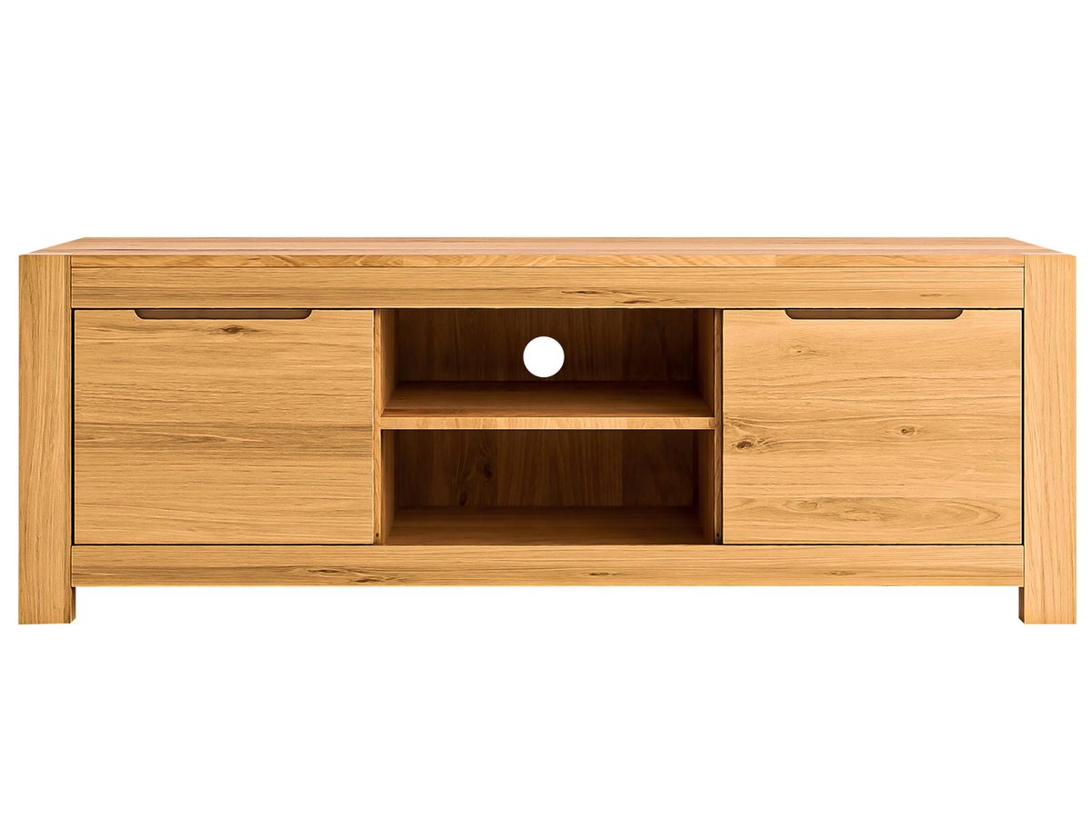 Szafka RTV 160 cm na Dębowych Nóżkach – Lunaro 46