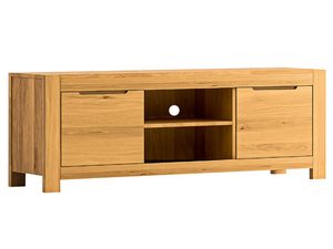 Miniaturka 1 - Komoda RTV z szufladą z boku i minimalistycznym uchwytem