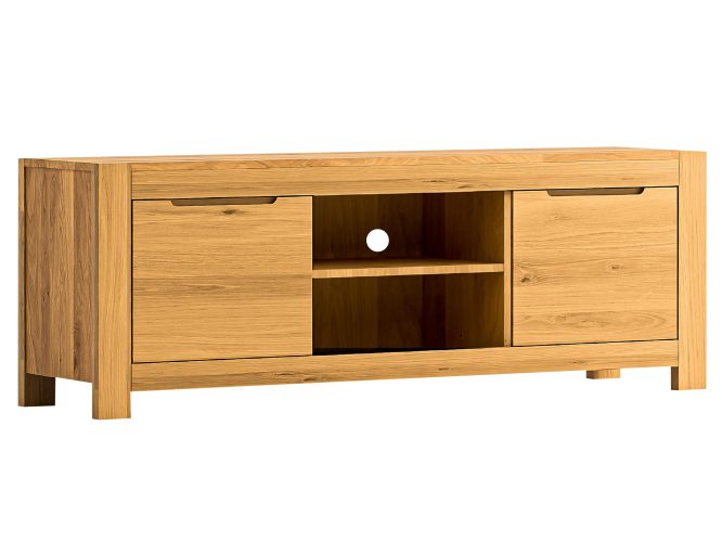 Szafka RTV 160 cm na Dębowych Nóżkach – Lunaro 46