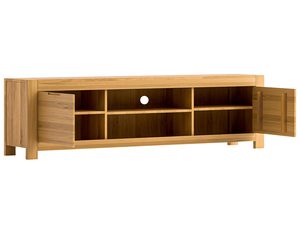 Miniaturka 2 - Nowoczesna szafka RTV z dwiema wnękami i szufladą