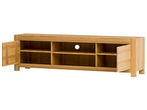 Miniaturka 3 - Narożna szafka RTV z trzema wnękami i otworem na kable