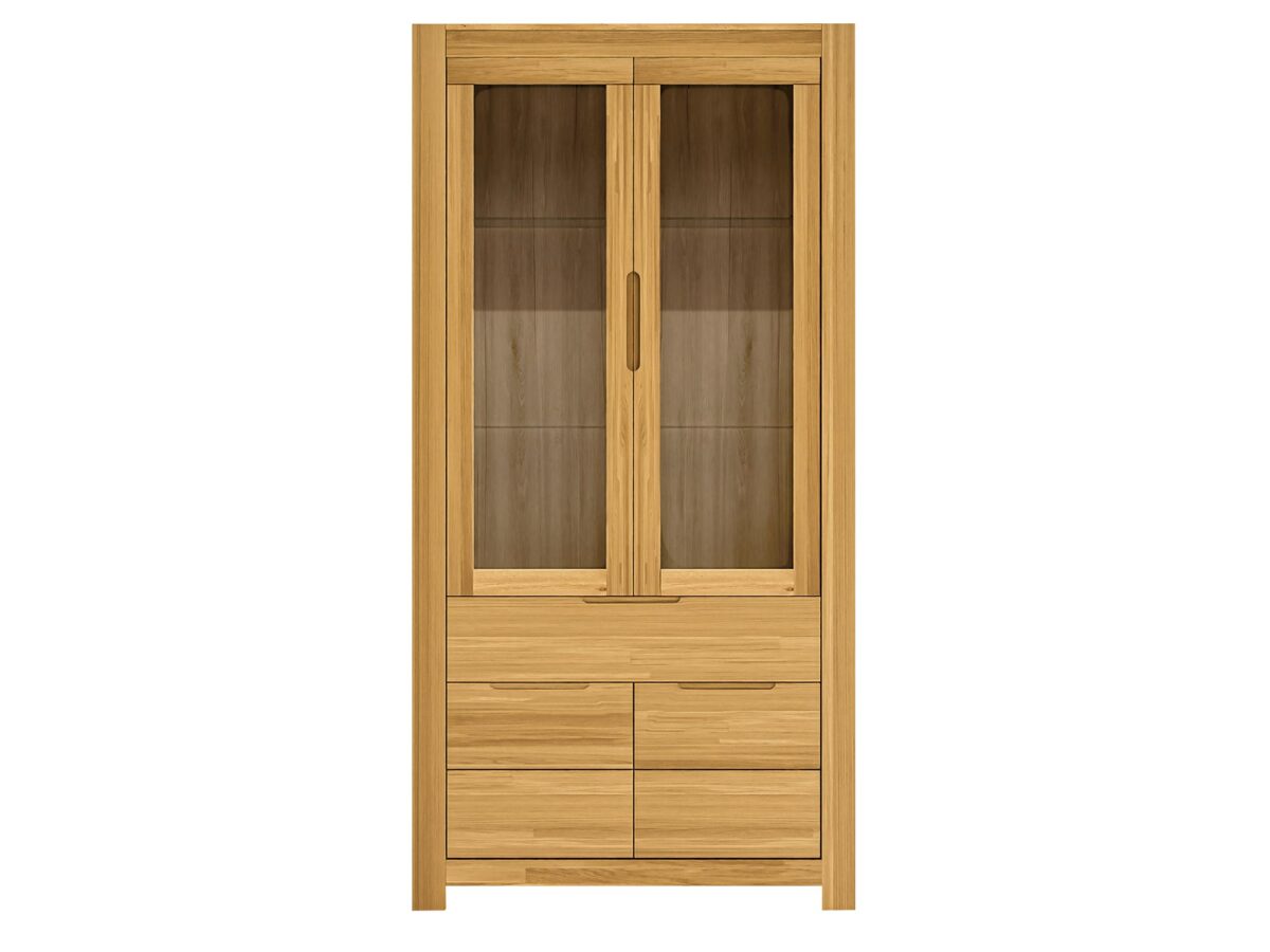 Witryna Drewniana Przeszklona – Lunaro 70