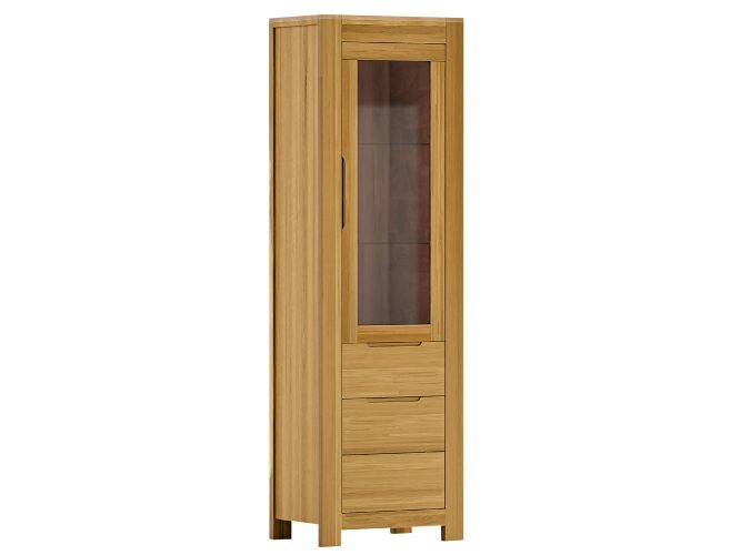 Witryna Dębowa Elegancka – Lunaro 75