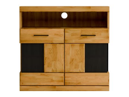 Wąska Komoda Drewniana 45 cm – Avero 05