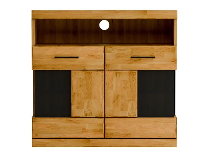Wąska Komoda Drewniana 45 cm – Avero 05
