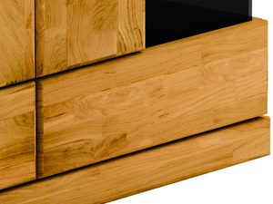 Miniaturka 4 - Zbliżenie na fornir i linię podziału szuflady