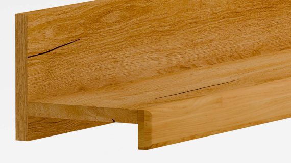 Miniaturka 3 - Zestaw Półek Dębowych 90 cm – Castoro 25