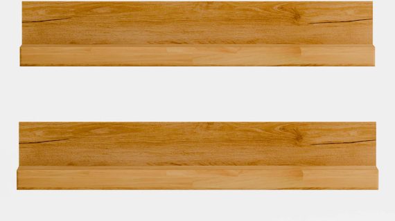 Miniaturka 2 - Zestaw Półek Dębowych 90 cm – Castoro 25