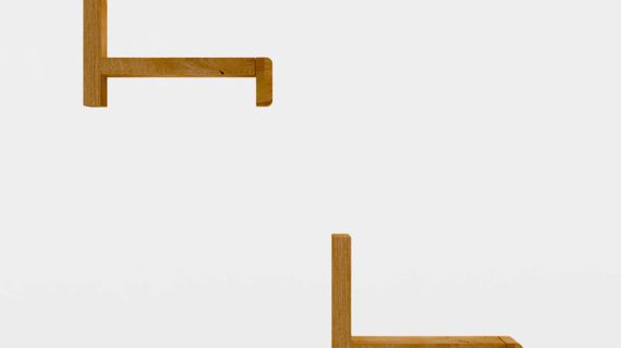 Miniaturka 1 - Zestaw Półek Dębowych 90 cm – Castoro 25