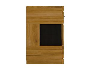 Miniaturka 3 - Witryna boczna z czarnym przeszkleniem w stylu rustykalnym