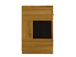 Miniaturka 4 - Szafka RTV w stylu loft z drewnianą ramą i szybami