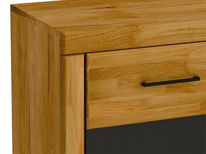 Miniaturka 3 - Zbliżenie na narożnik szuflady i naturalną fakturę drewna