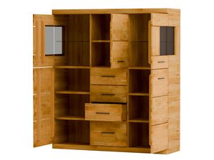 Miniaturka 2 - Komoda otwarta z szafkami otwieranymi oraz szufladami