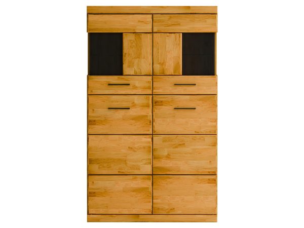 Komoda dwudrzwiowa z szybami