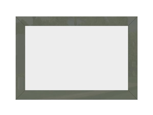 Lustro prostokątne z połyskiem do eleganckiego wnętrza glamour