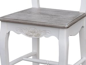 Miniaturka 1 - Krzesło prowansalskie z drewnianym siedziskiem