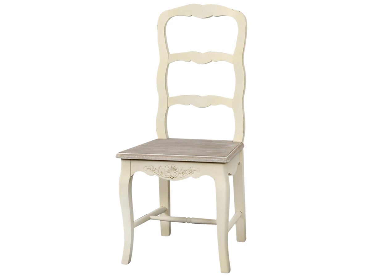 Krzesło prowansalskie z jasnobrązowym siedziskiem – Sorrento