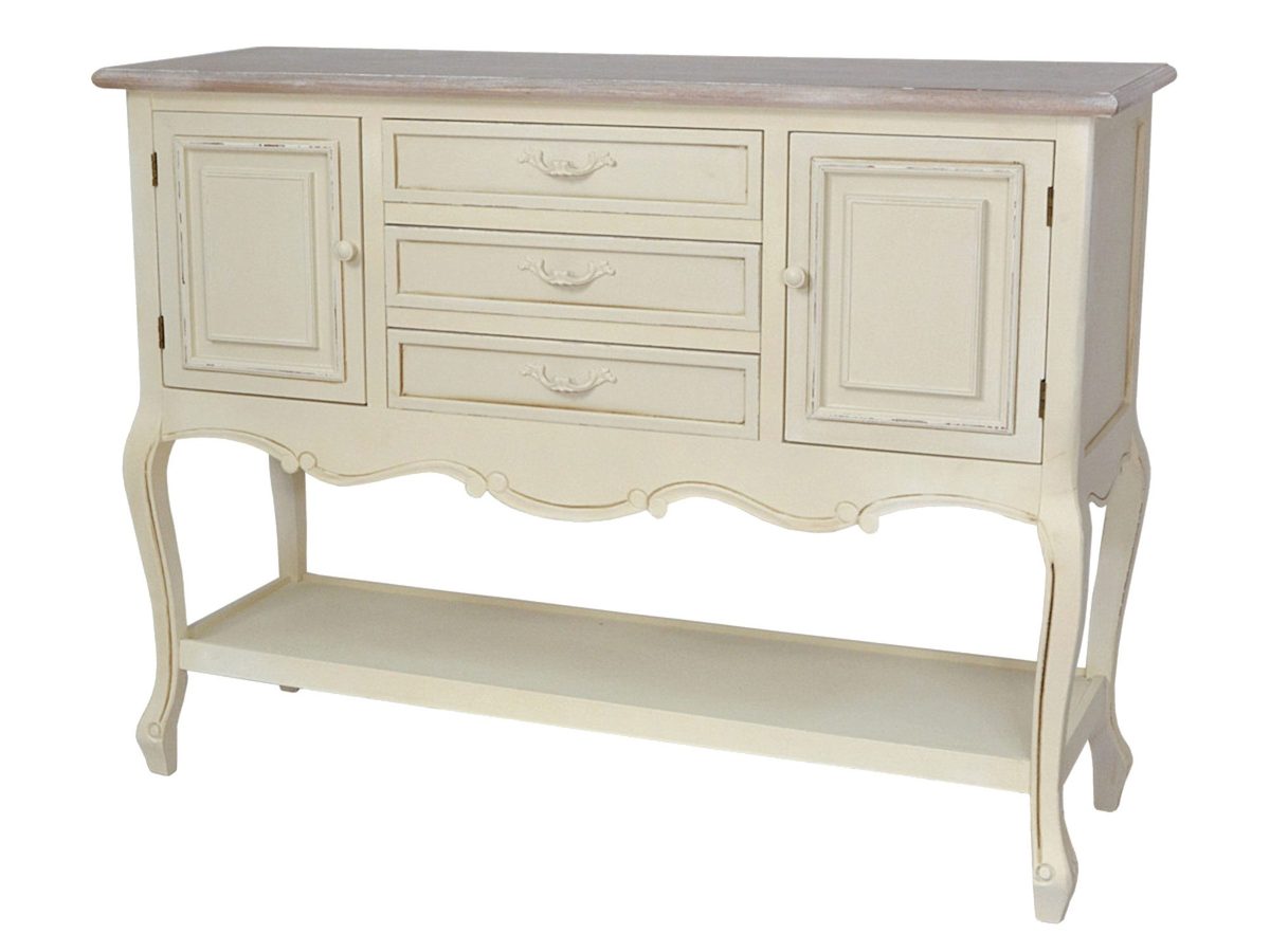 Komoda prowansalska z muszelkowymi uchwytami – Sorrento