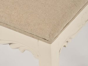 Miniaturka 8 - Prowansalski puf kremowy tapicerowany wymiary katalogowy
