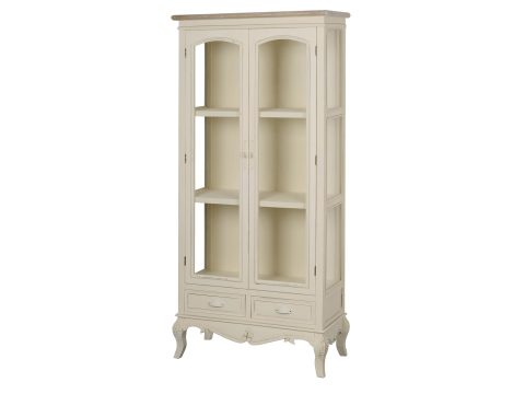 Witryna prowansalska z przecieranym blatem