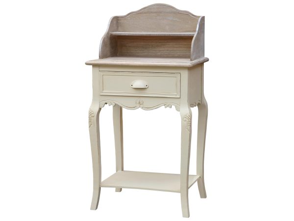 Szafka prowansalska z jasnobrązowym blatem