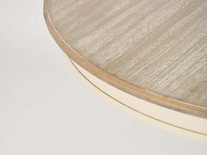 Miniaturka 9 - Prowansalski stolik kawowy kremowy z ciemnym blatem