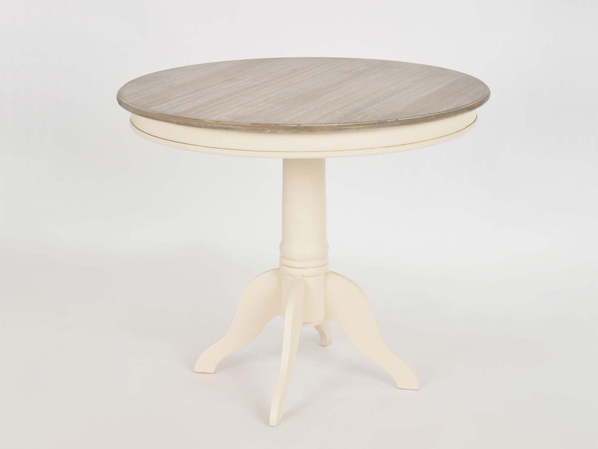 Stolik kawowy prowansalski kremowa noga drewniany blat Stolik kawowy prowansalski kremowa noga drewniany blat