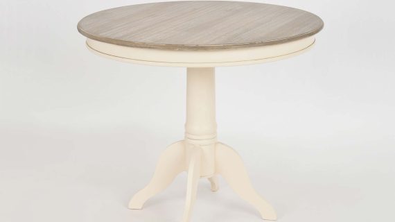 Miniaturka 2 - Stół Prowansalski 90cm w Kolorze Kremowym – Sorrento
