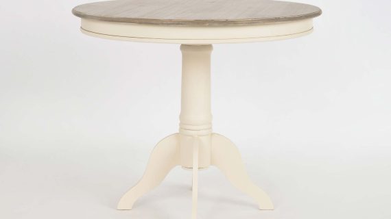 Miniaturka 4 - Stół Prowansalski 90cm w Kolorze Kremowym – Sorrento