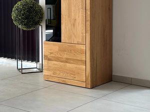 Miniaturka 4 - Regał z półkami na wino i szufladą u dołu