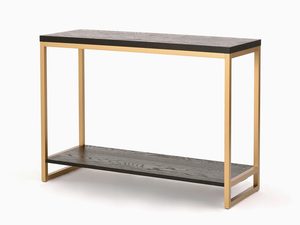 Miniaturka 1 - Nowoczesna konsola ze złotymi dodatkami