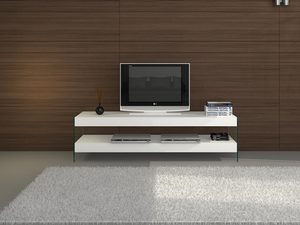 Miniaturka 2 - Nowoczesna szafka RTV ze szklanymi bokami