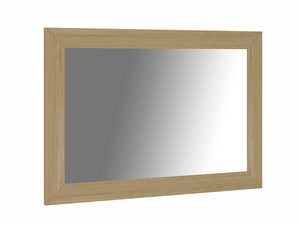 Miniaturka 1 - Lustro w kolorze dębowym w prostokątnej ramie