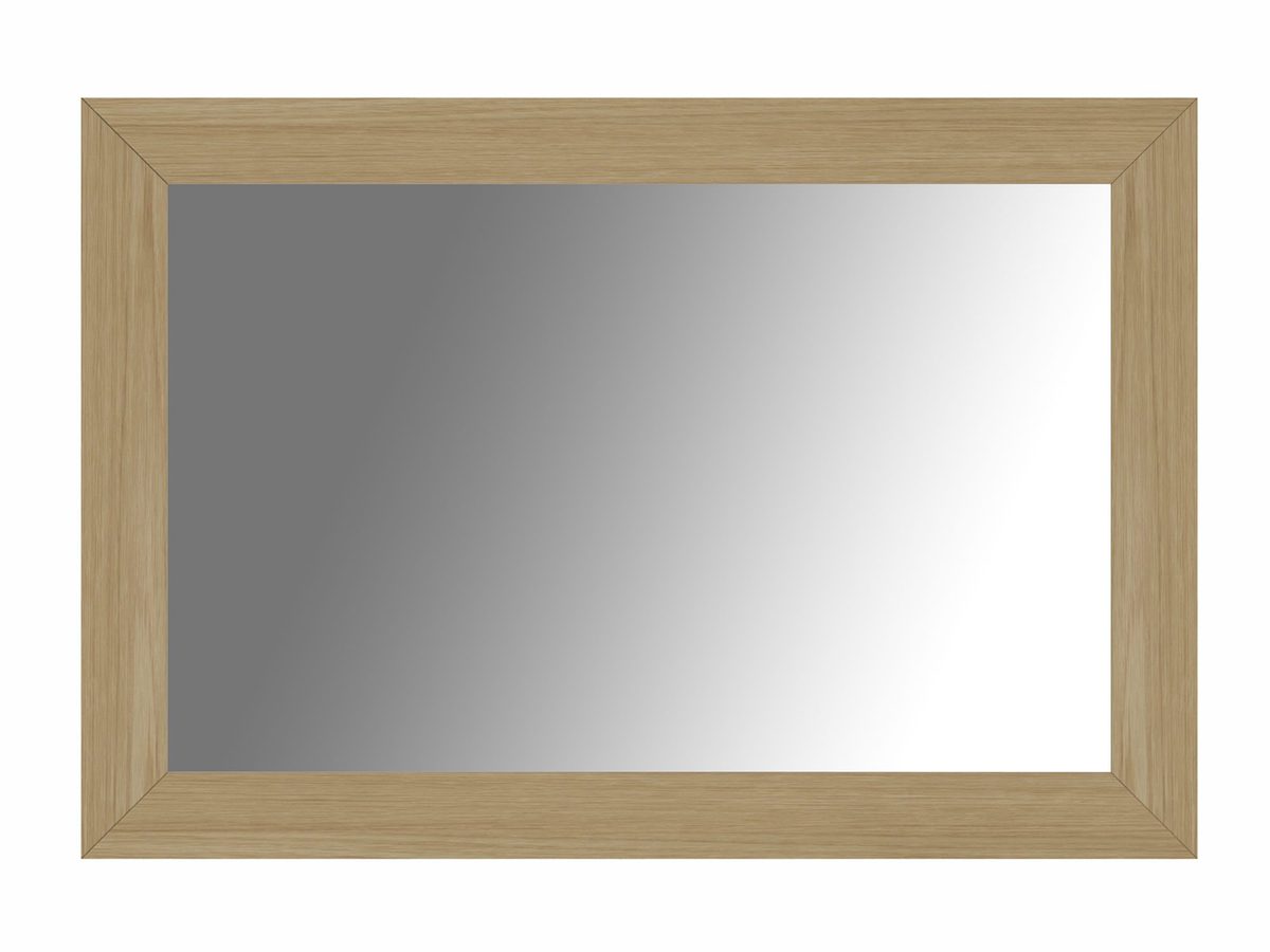 Lustro dębowe prostokątne z ramą – Tribeca
