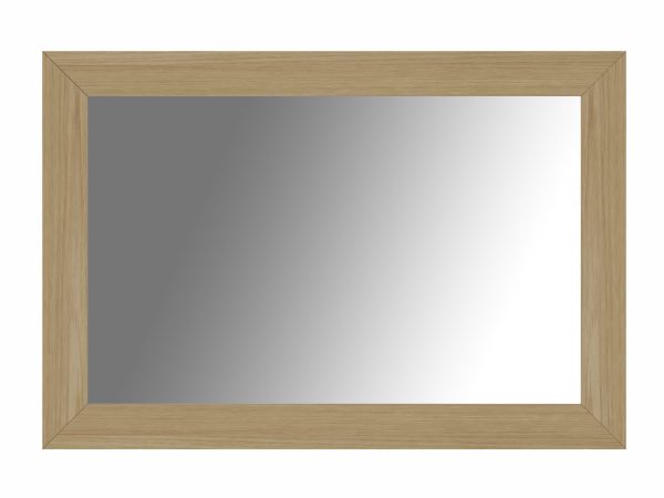 Lustro w kolorze dębowym