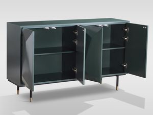 Miniaturka 1 - Oryginalna komoda w kolorze perłowej zieleni