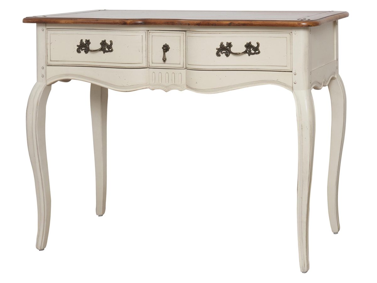 Konsola drewniana prowansalska z miodowym blatem – Verona