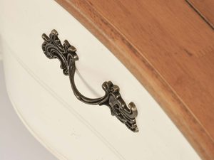 Miniaturka 9 - Stolik Kawowy Prowansalski z Blatem w Kolorze Miodowym i Kości Słoniowej – Verona