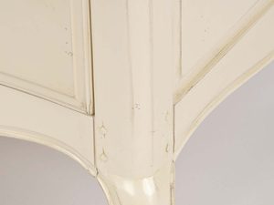 Miniaturka 12 - Stolik Kawowy Prowansalski z Blatem w Kolorze Miodowym i Kości Słoniowej – Verona