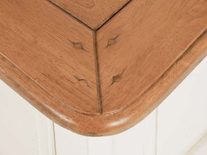 Miniaturka 7 - Stolik Kawowy Prowansalski z Blatem w Kolorze Miodowym i Kości Słoniowej – Verona