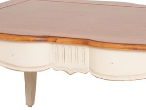 Miniaturka 2 - Drewniany stół z dekoracyjnymi nogami i rzeźbionymi detalami w stylu prowansalskim kolor naturalny