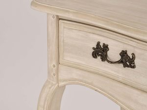 Miniaturka 9 - Konsola prowansalska kremowa z szufladami frontalny