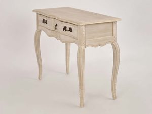 Miniaturka 3 - Konsola prowansalska kremowa trzy szuflady