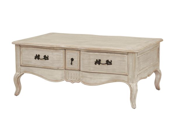 Ponadczasowy stolik kawowy w stylu prowansalskim