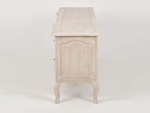 Miniaturka 4 - Komoda RTV prowansalska kremowa profil boczny
