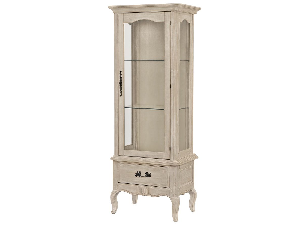 Witryna Prowansalska z Frezowanymi Krawędziami i Mosiężnymi Uchwytemi – Laguna