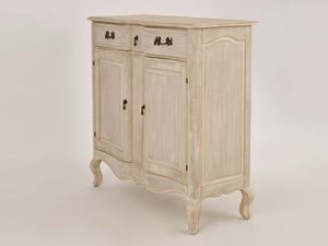 Miniaturka 2 - Komoda z Jasnobeżowego Drewna i Frezowaniami w Prowansalskim Stylu – Laguna