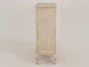 Miniaturka 3 - Komoda z Jasnobeżowego Drewna i Frezowaniami w Prowansalskim Stylu – Laguna