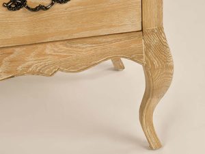 Miniaturka 13 - Komoda Francuska z Giętymi Nogami i Szczotkowaną Powierzchnią – Venezia Oak