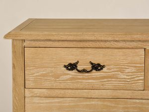 Miniaturka 14 - Komoda Francuska z Giętymi Nogami i Szczotkowaną Powierzchnią – Venezia Oak